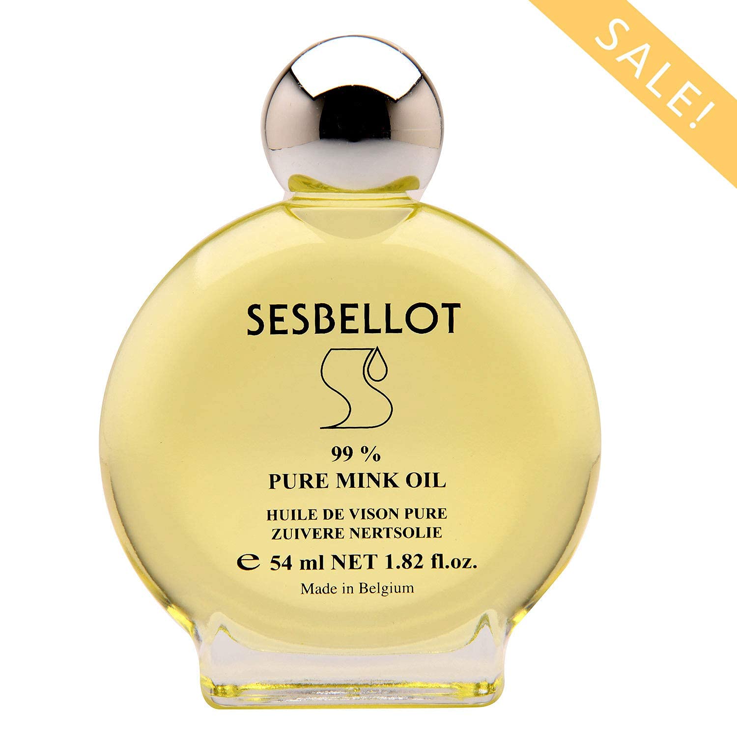 SESBELLOT European 99% Pure Mink Oil – 54ml for Soft, Supple Skin