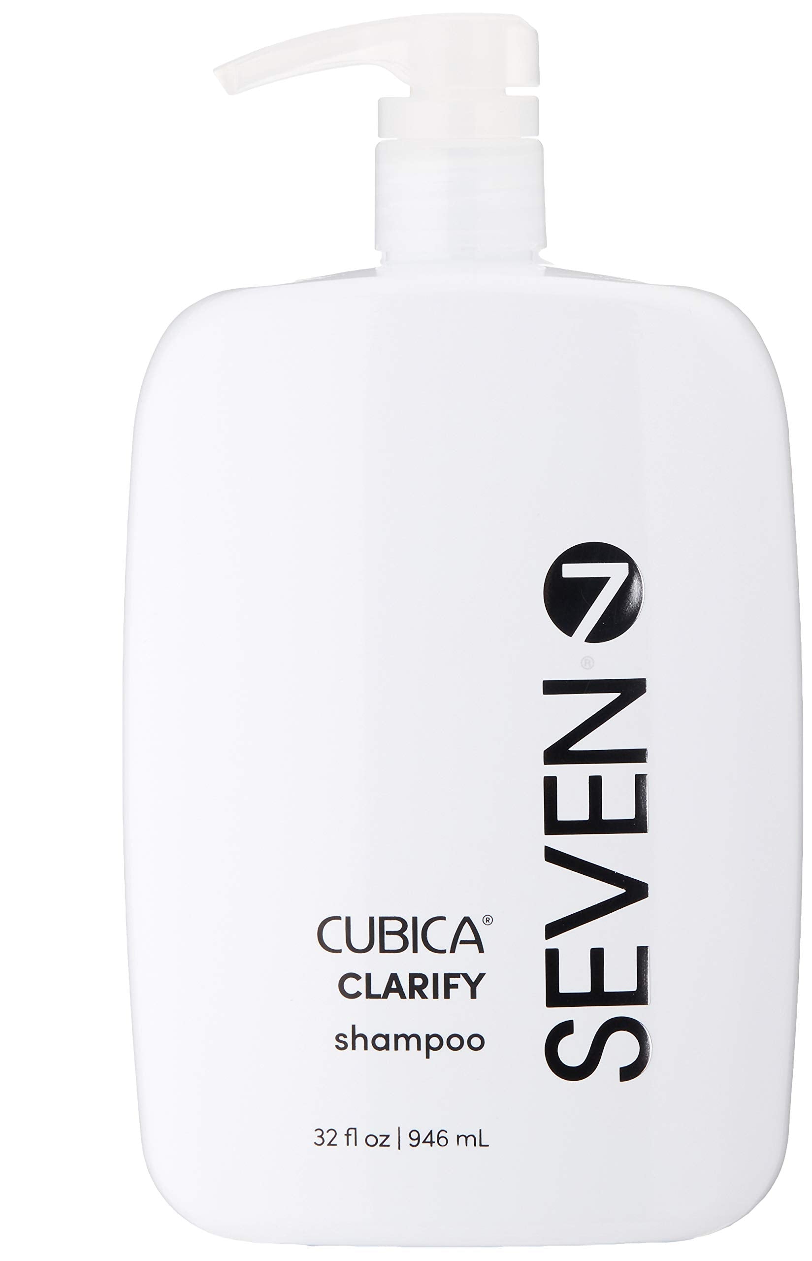 SEVEN Cubica Clarifying Shampoo – Scalp Detox, Rosemary & Eucalyptus, Sulfate Free, 32oz