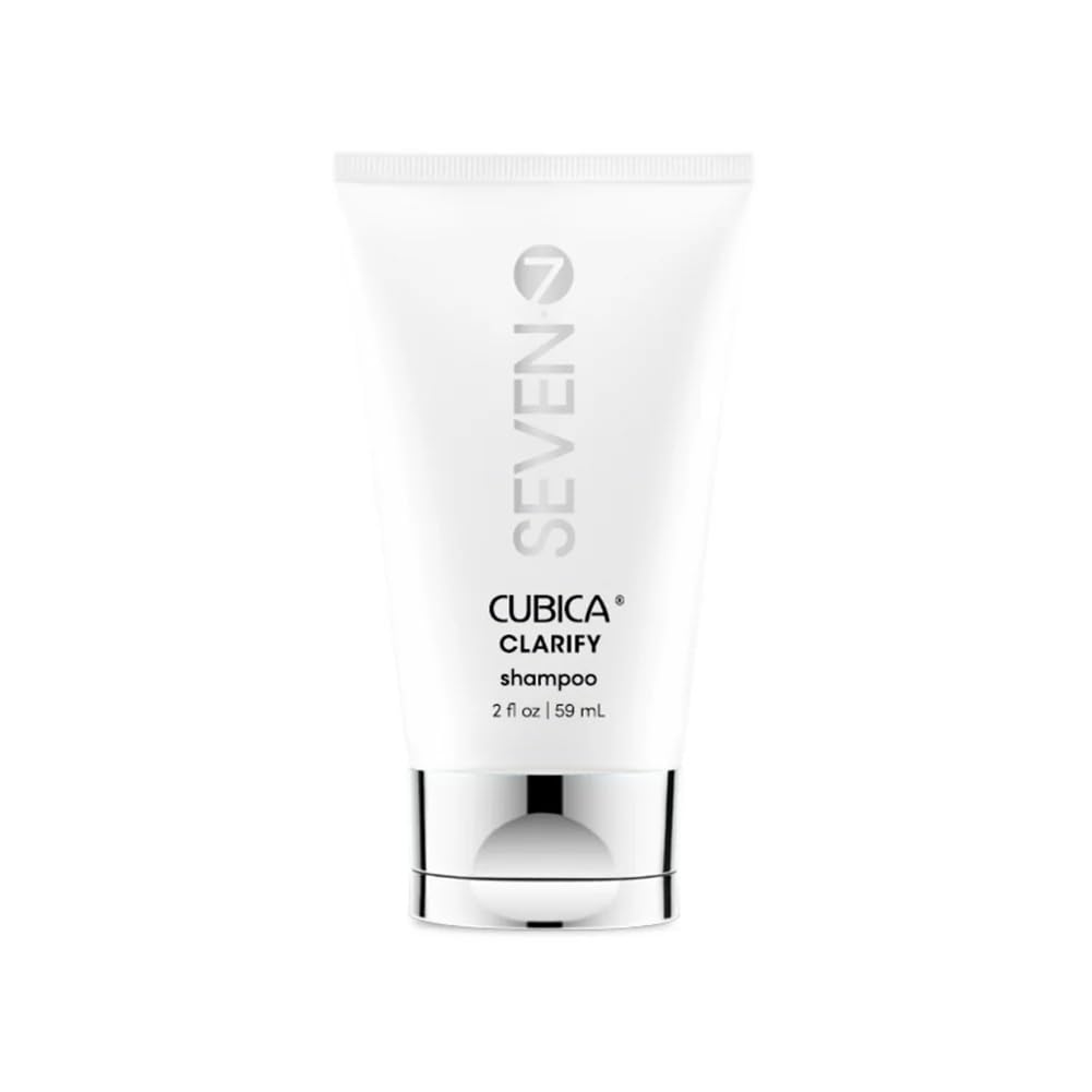 SEVEN Cubica Clarifying Shampoo – Detox & Buildup Removal | Made in USA | 2oz