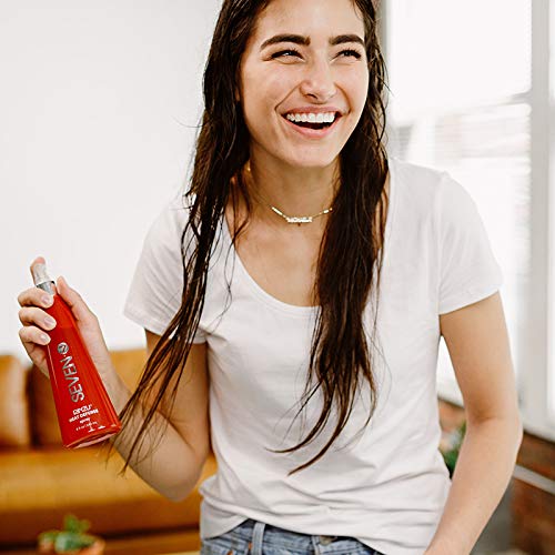 SEVEN RINZU Heat Defense Hair Spray – Heat Protection up to 450°F, Frizz Control, Shine & Volume | Made in USA