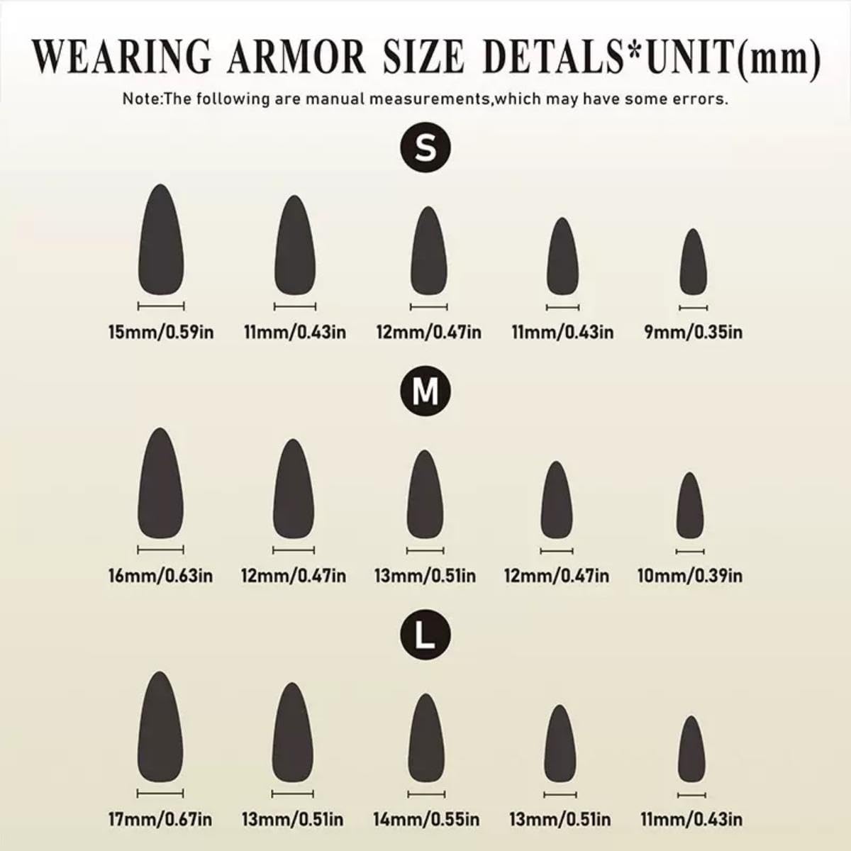 Sevgob 5D Handmade Heart Charm Long Stiletto Press-On Nails – 10 Pcs Box, DIY Manicure Kit
