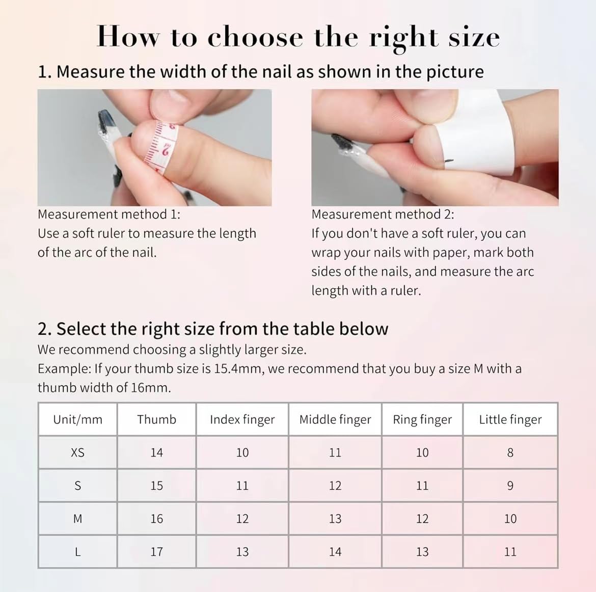 Sevgob 5D Handmade Heart Charm Long Stiletto Press-On Nails – 10 Pcs Box, DIY Manicure Kit