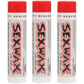 Sex Wax SPF 30 Lip Balm – 3 Pack | Beach-Scented, Moisturizing Twist-Up