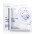 SEYOUL Collagen Jelly Mask – 83% Hydrolyzed Collagen & Niacinamide (5 Sheets)