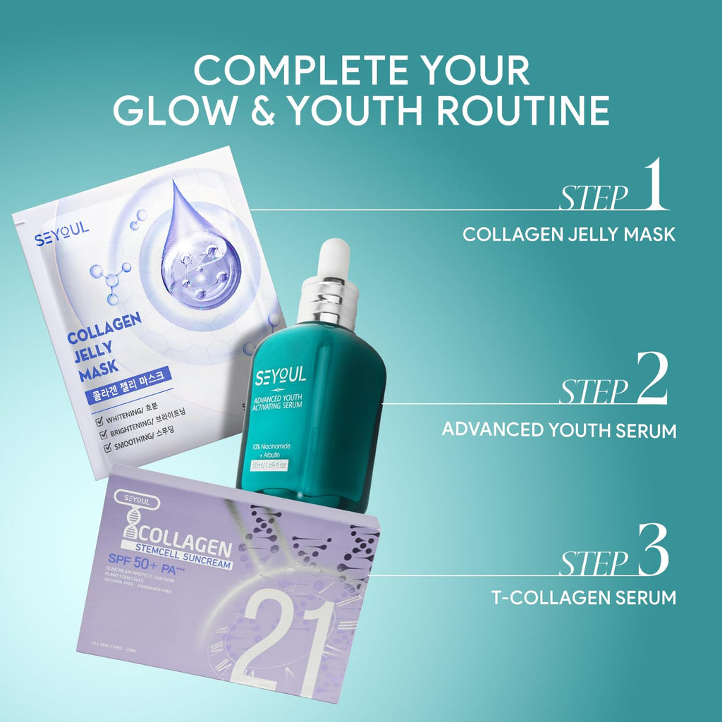 SEYOUL Advanced Youth Rejuvenating Serum – 10% Niacinamide + Arbutin, 50ml