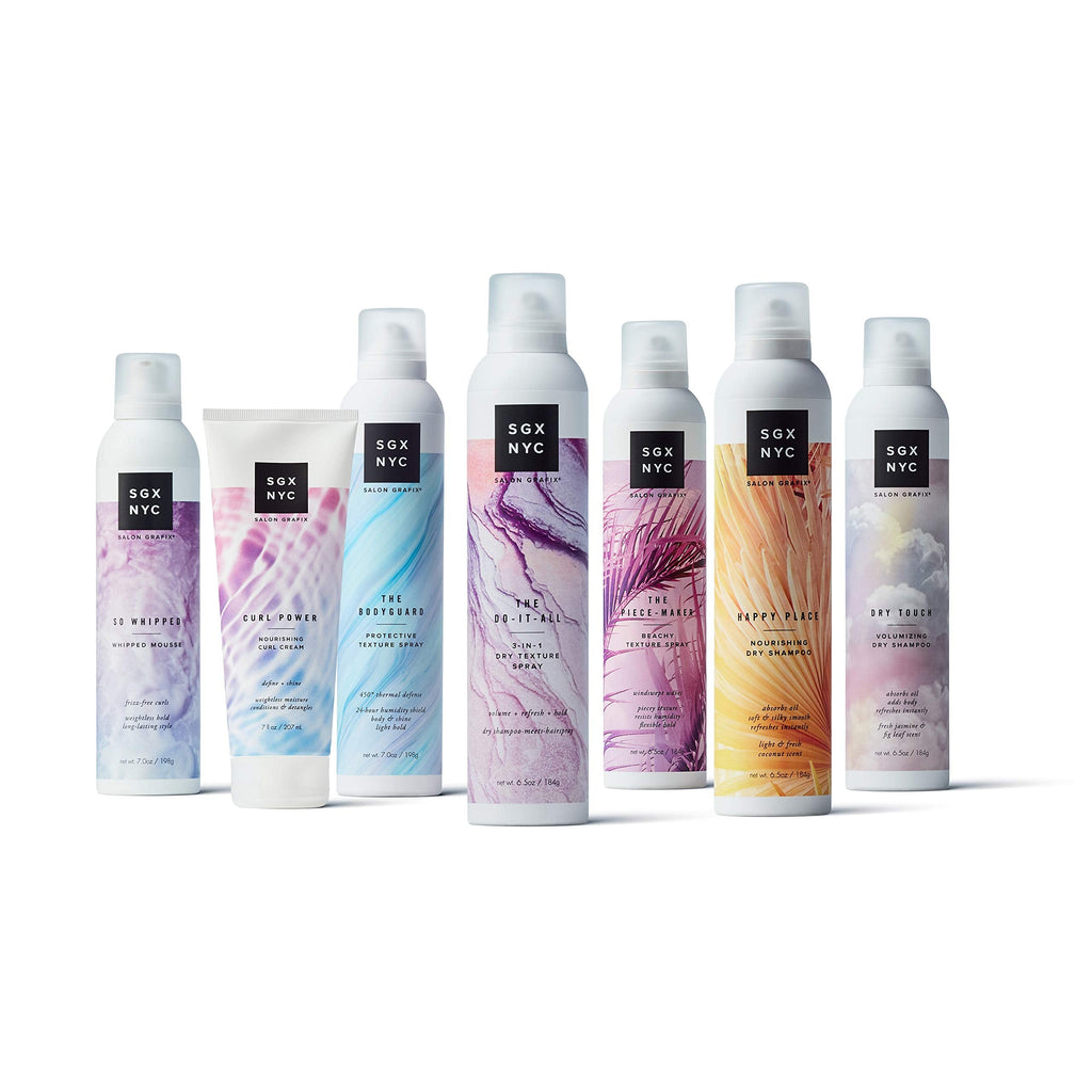SGX NYC Do-It-All 3-in-1 Texture Spray – 6.5 oz Bottle (4 Pack)