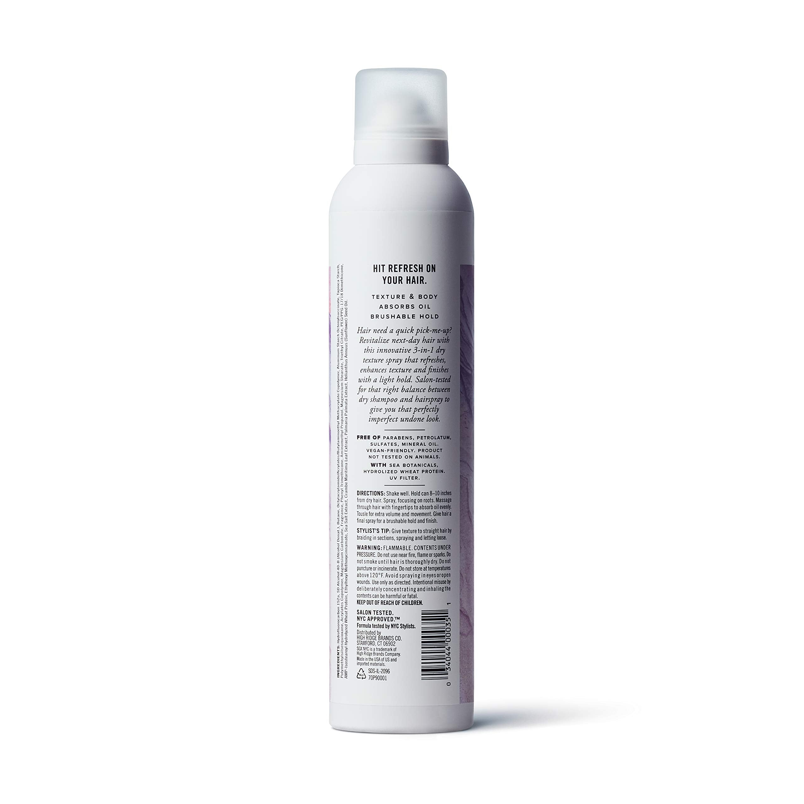 SGX NYC Do-It-All 3-in-1 Texture Spray – 6.5 oz Bottle (4 Pack)