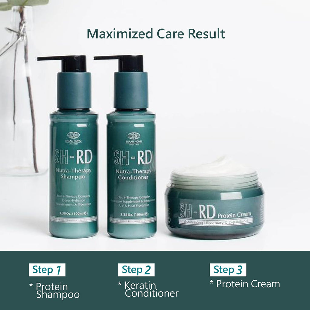 SH-RD Protein Cream for Dry Damaged Hair | Protein Leave-In Conditioner for Strength, Elasticity & Shine | 5.1oz/150ml