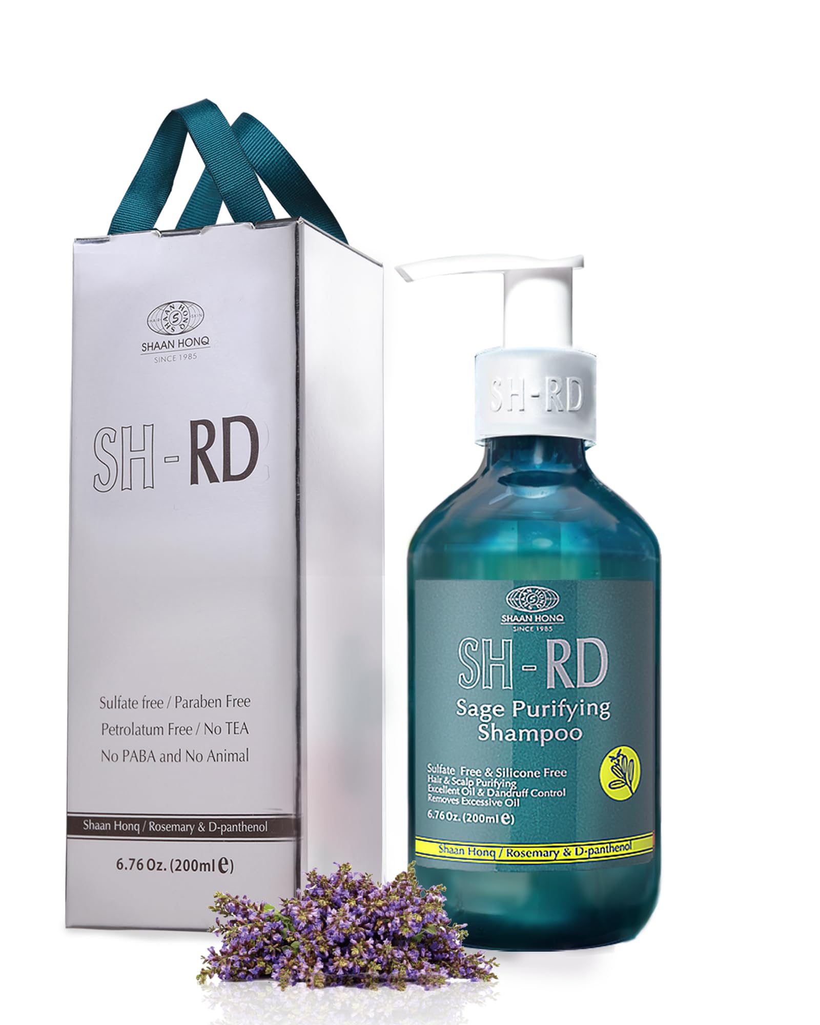 SH-RD Sage Purifying Shampoo for Oily Scalp - Deep Cleansing & Rebalancing | Sulfate- & Silicone-Free, 6.76oz/200ml