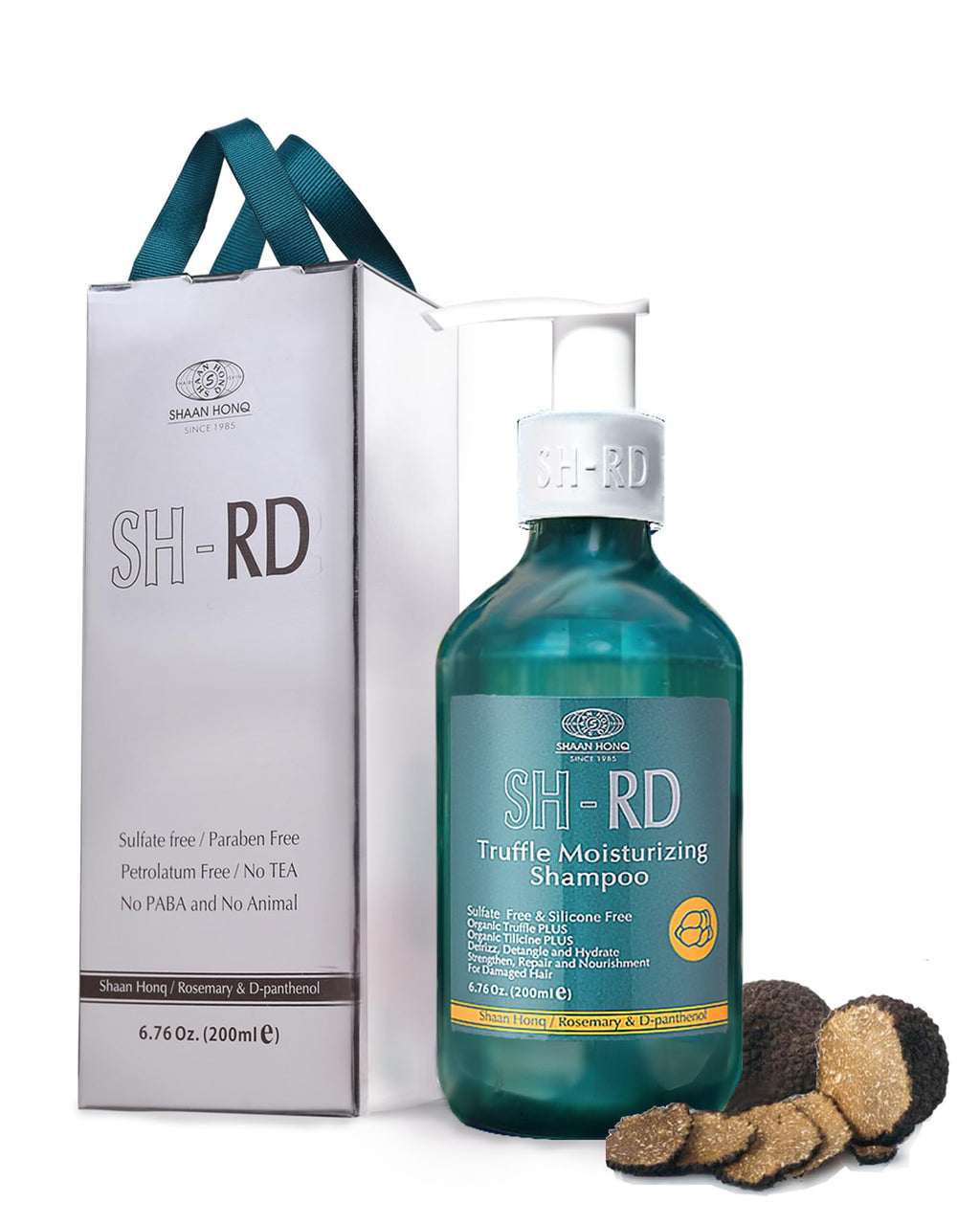SH-RD Truffle Moisturizing Shampoo for Dry Damaged Hair | Hydration, Repair & Scalp Relief | Sulfate-Free 6.76oz/200ml