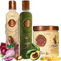 SHAEIO Ritual Botanico Kit 3 – Accelerated Growth & Ultra Repair (Onion Shampoo, Plex Conditioner, Hair Mask) + Gift