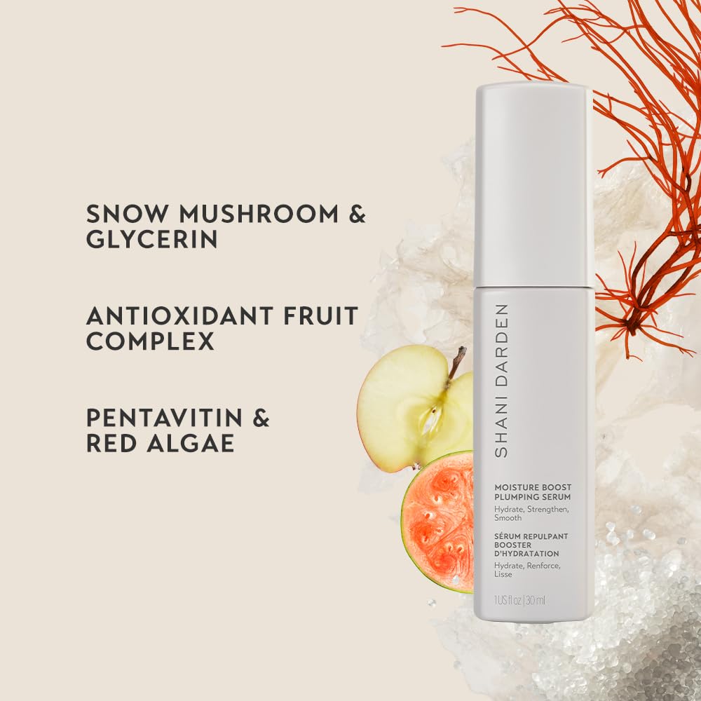 SHANI DARDEN Moisture Boost Plumping Serum – Hydration with Snow Mushroom & Glycerin | 1 fl oz