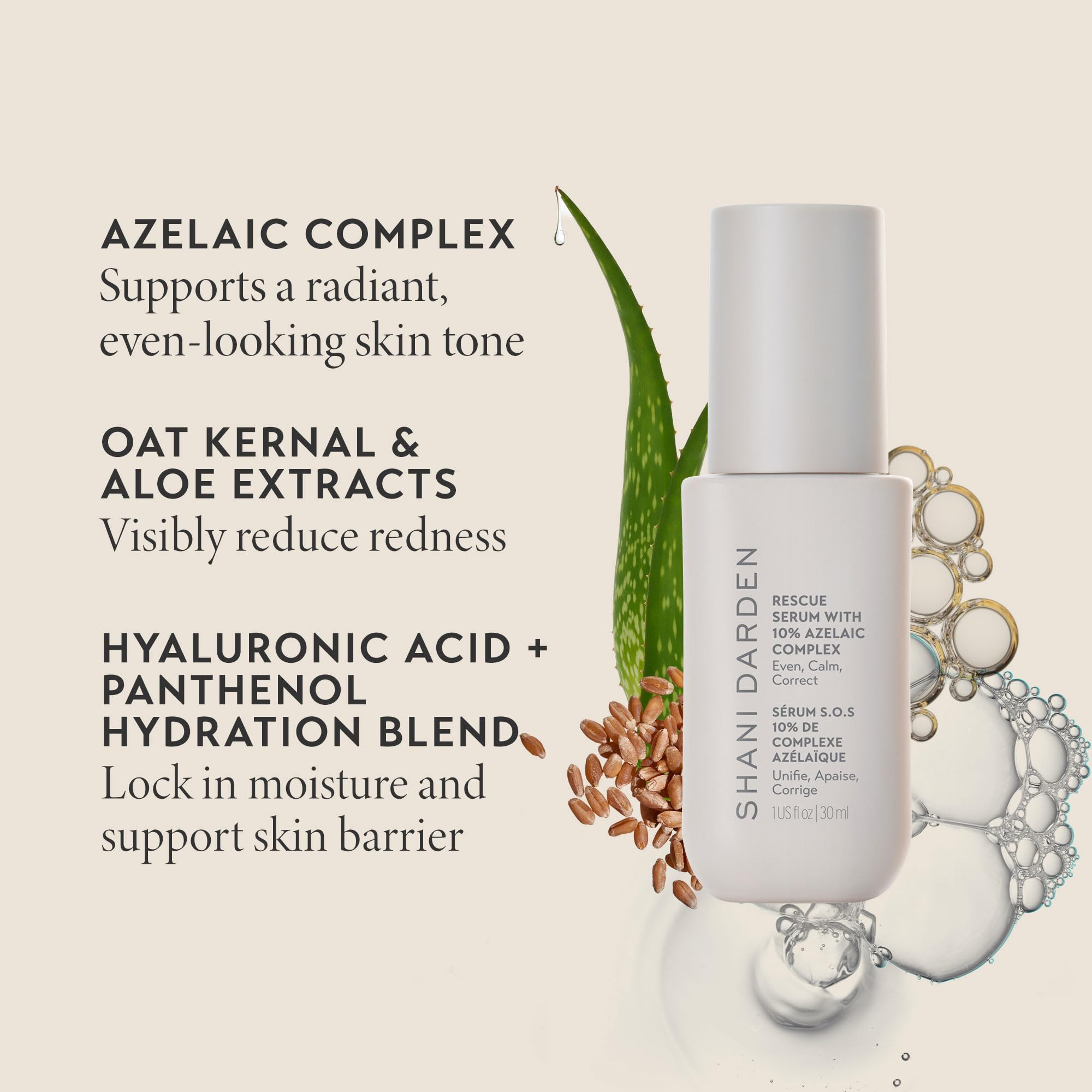 Shani Darden Rescue Serum with 10% Azelaic Complex | Lightweight Hydration