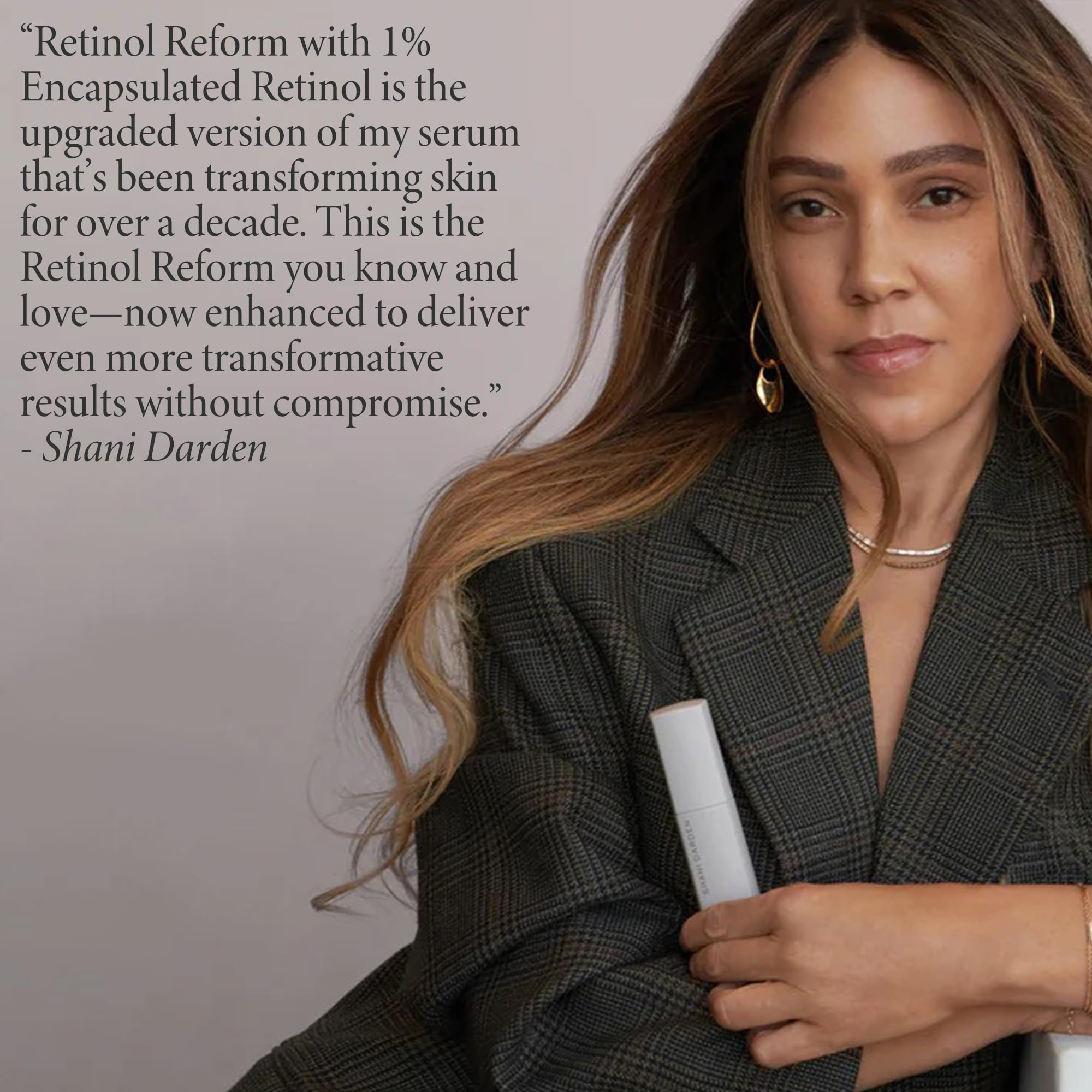 SHANI DARDEN Retinol Reform 1% Encapsulated Retinol Serum for Face & Neck – Gentle, Slow-Release with Tripeptide