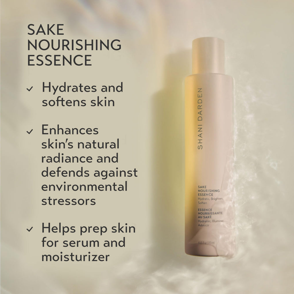 Shani Darden Sake Nourishing Essence – Hydration for Dehydrated & Sensitive Skin (4 oz)