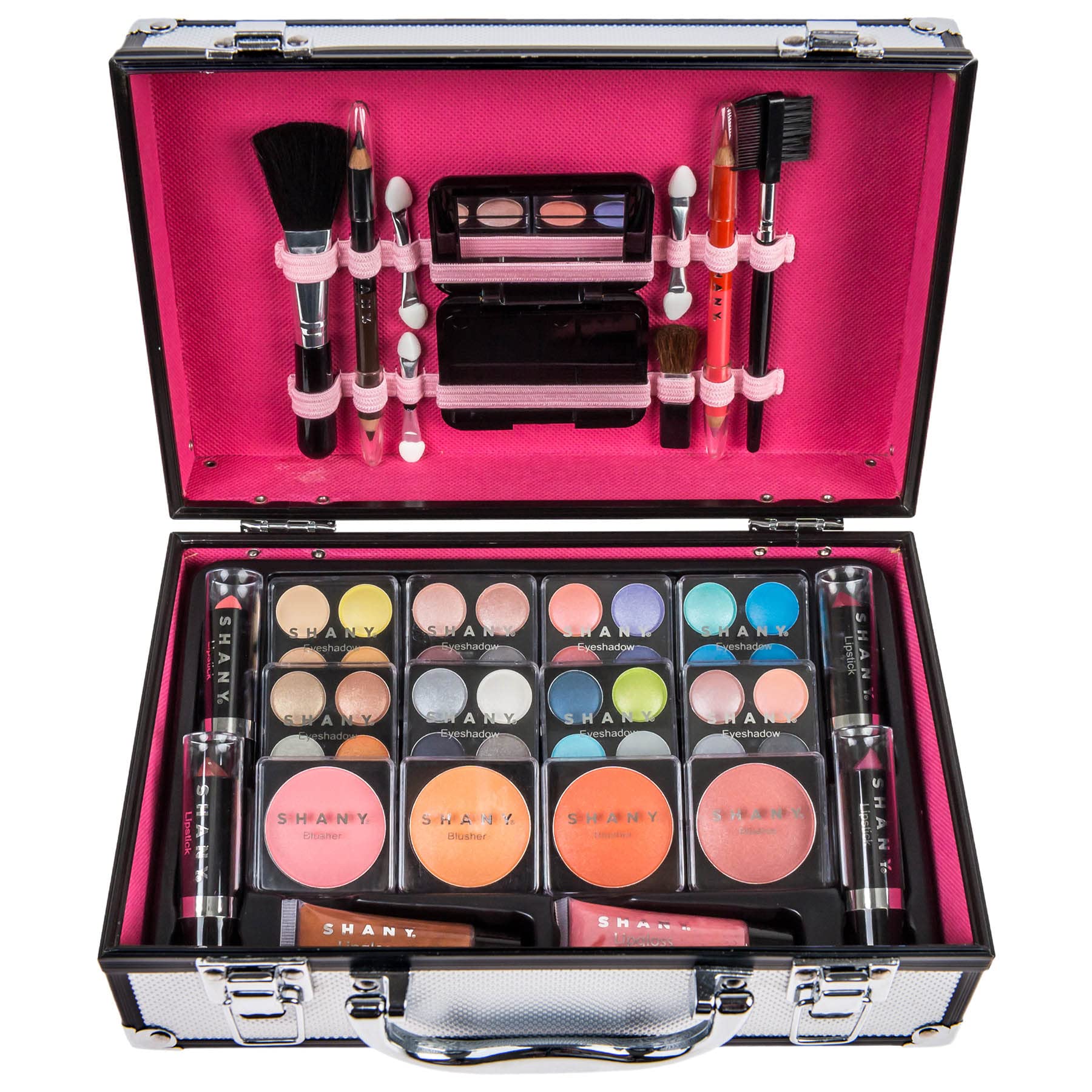 SHANY Carry All Makeup Train Case – Premium Portable Cosmetics Organizer & Pro Set