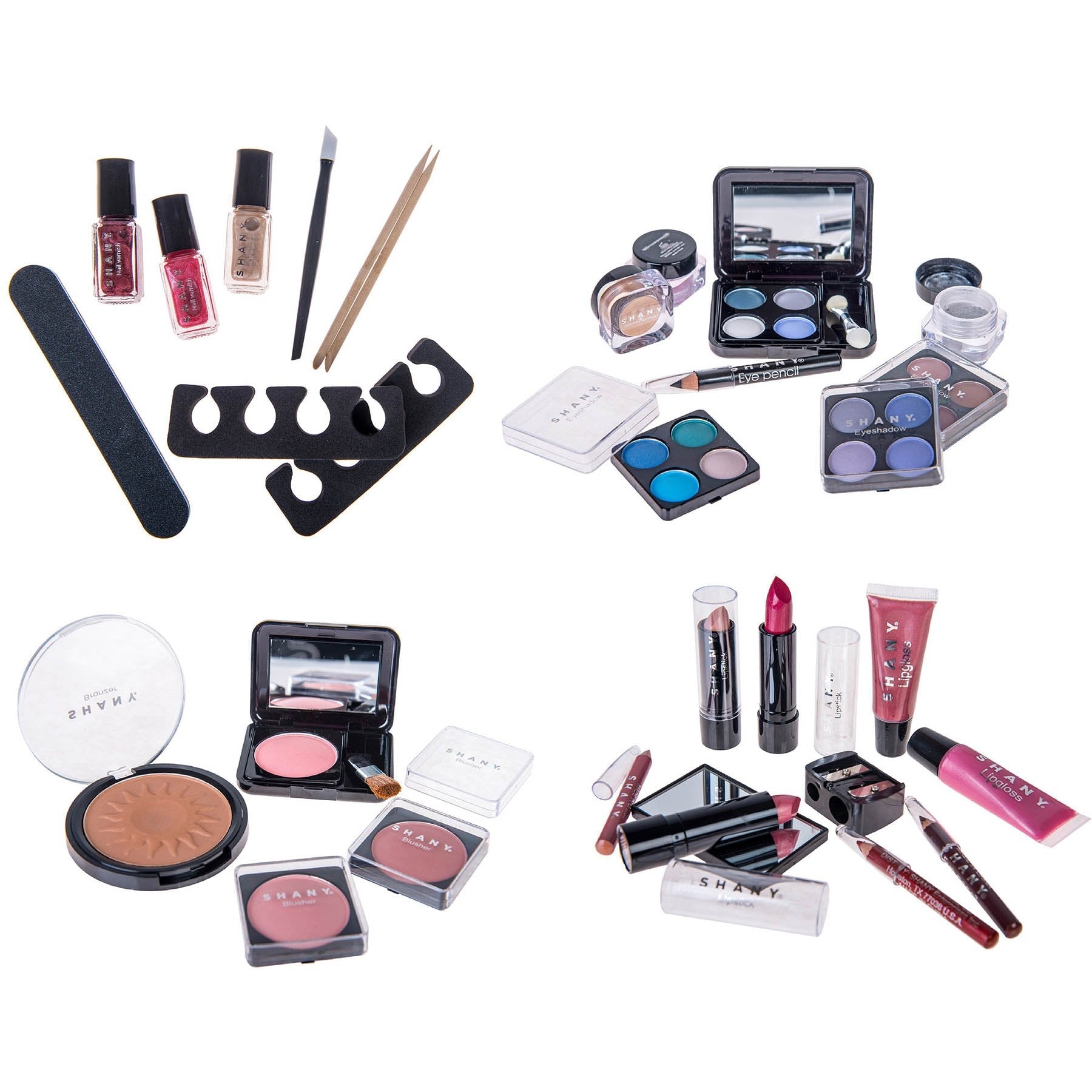 SHANY Carry All Trunk Makeup Case | Reusable Aluminum Beauty Organizer Gift Set