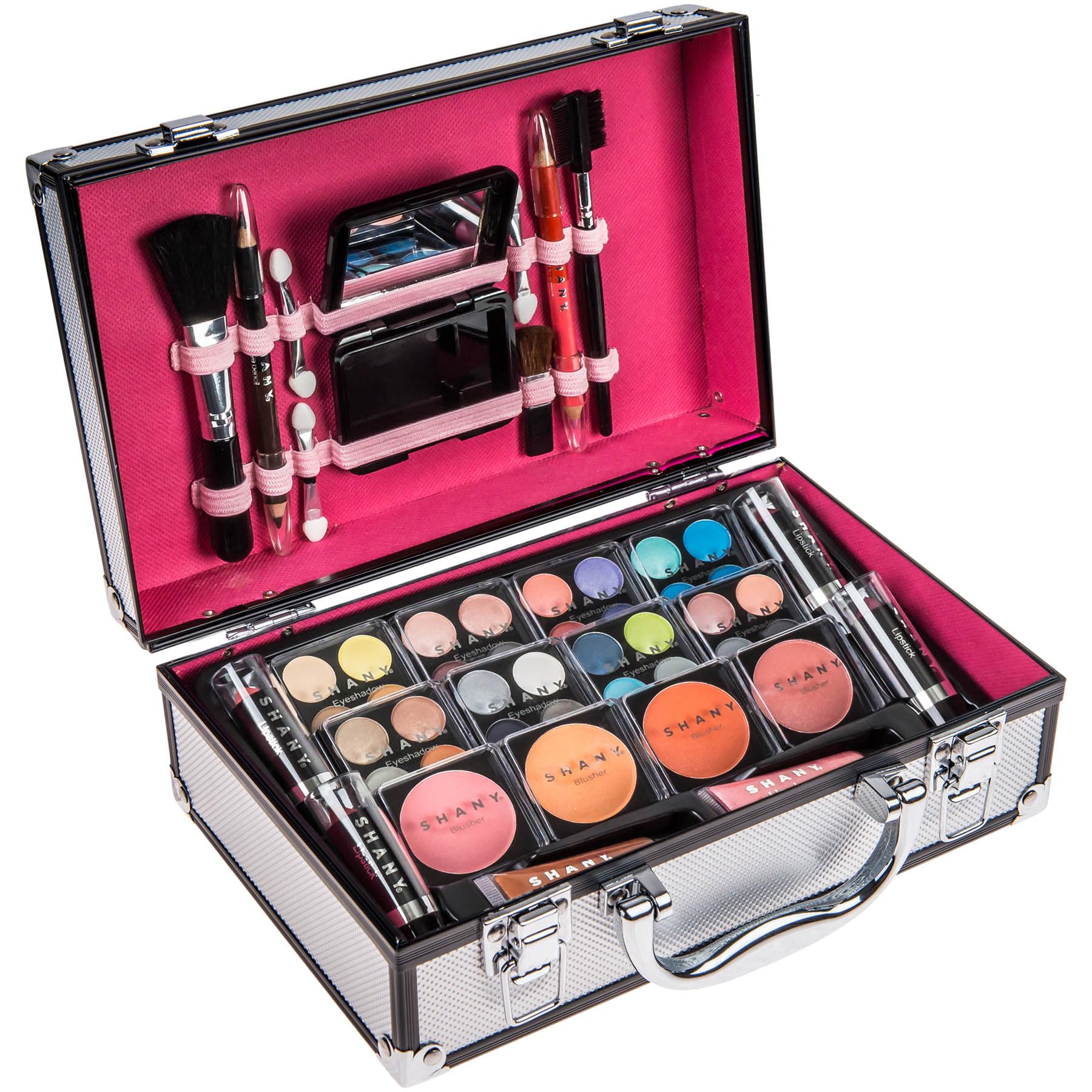 SHANY Carry All Makeup Train Case – Premium Portable Cosmetics Organizer & Pro Set