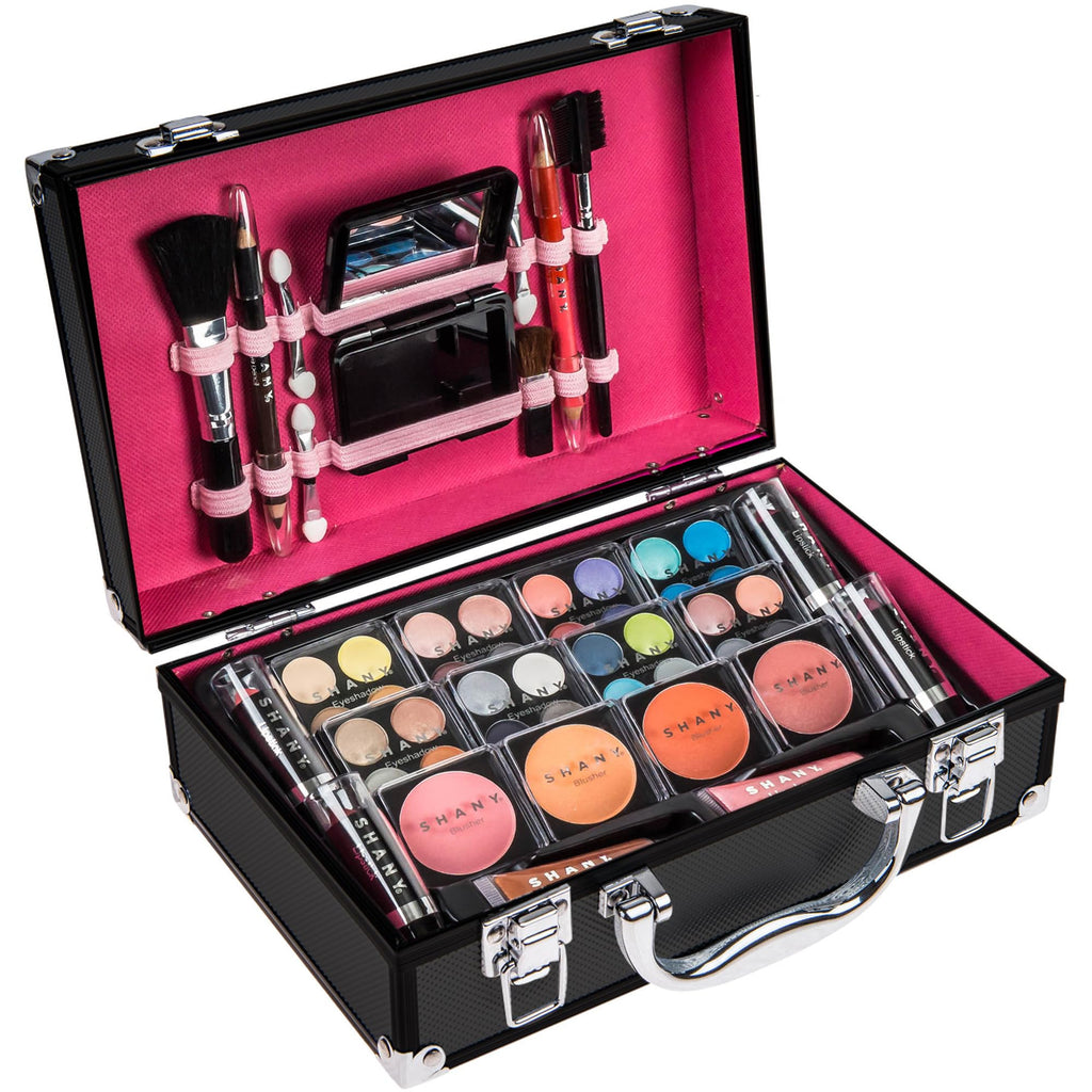 SHANY Carry All Makeup Train Case – Premium Portable Cosmetics Organizer & Pro Set