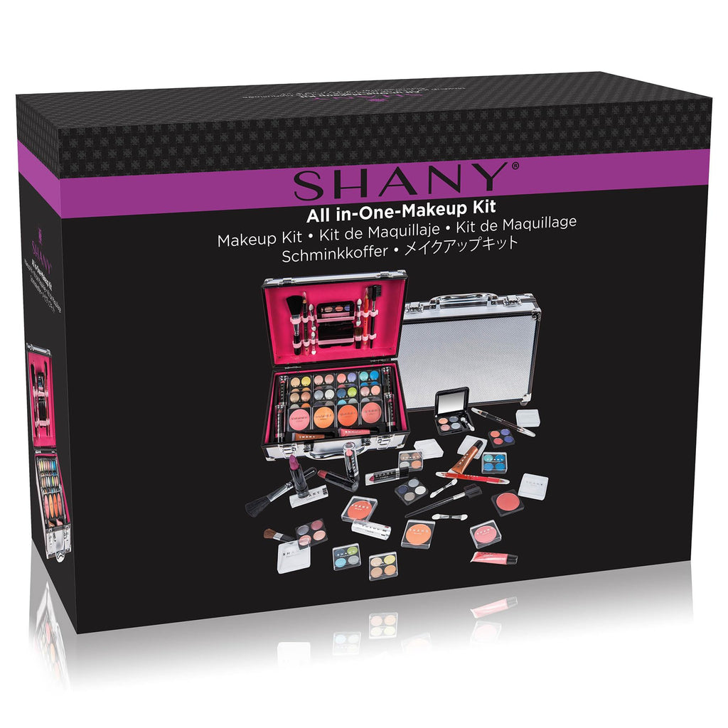 SHANY Carry All Makeup Train Case – Premium Portable Cosmetics Organizer & Pro Set