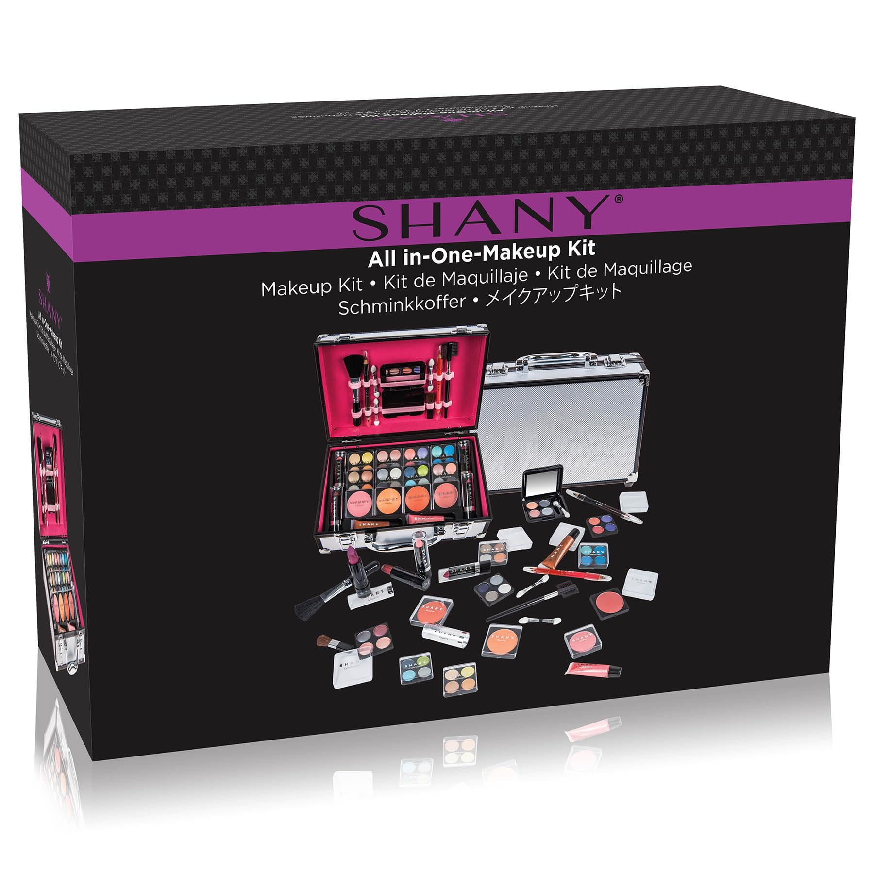 SHANY Carry All Makeup Train Case – Premium Portable Cosmetics Organizer & Pro Set