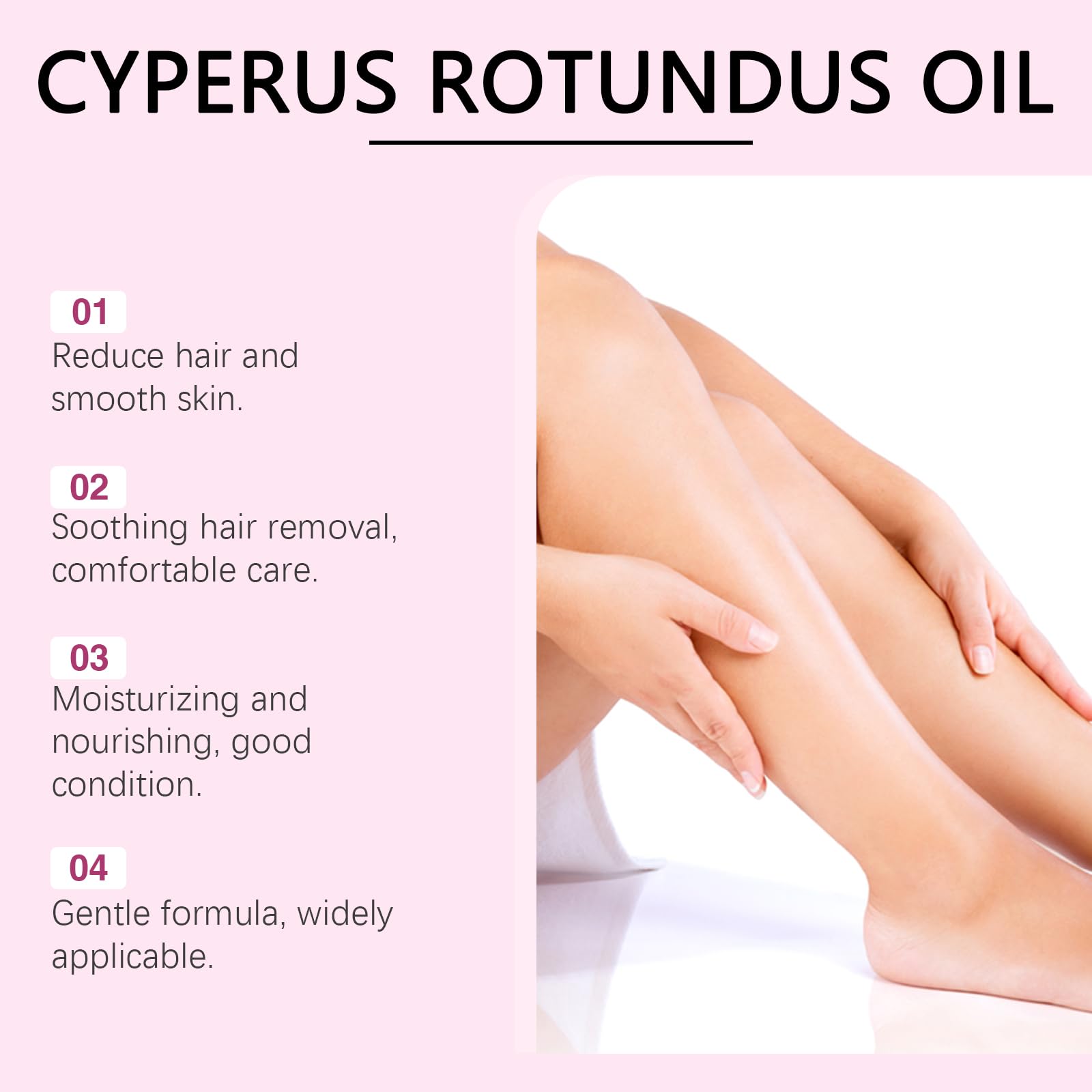 SHAOMABA Cyperus Rotundus Oil for Hair Removal — Natural, Moisturizing & Soothing