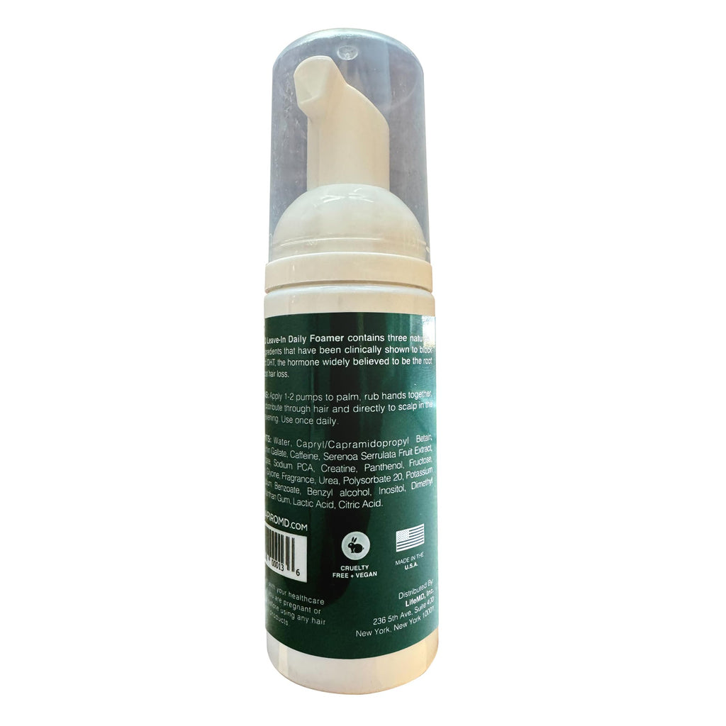 Shapiro MD Leave-In Daily Foam – DHT-Fighting Vegan Hair Growth Solution