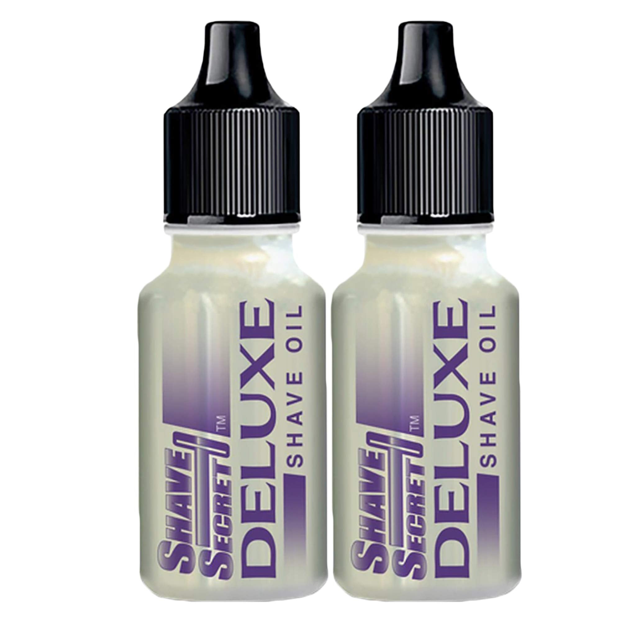 Shave Secret Deluxe Shaving Oil – 2-Pack, 18.75ml Each | Ultra-Smooth Glide