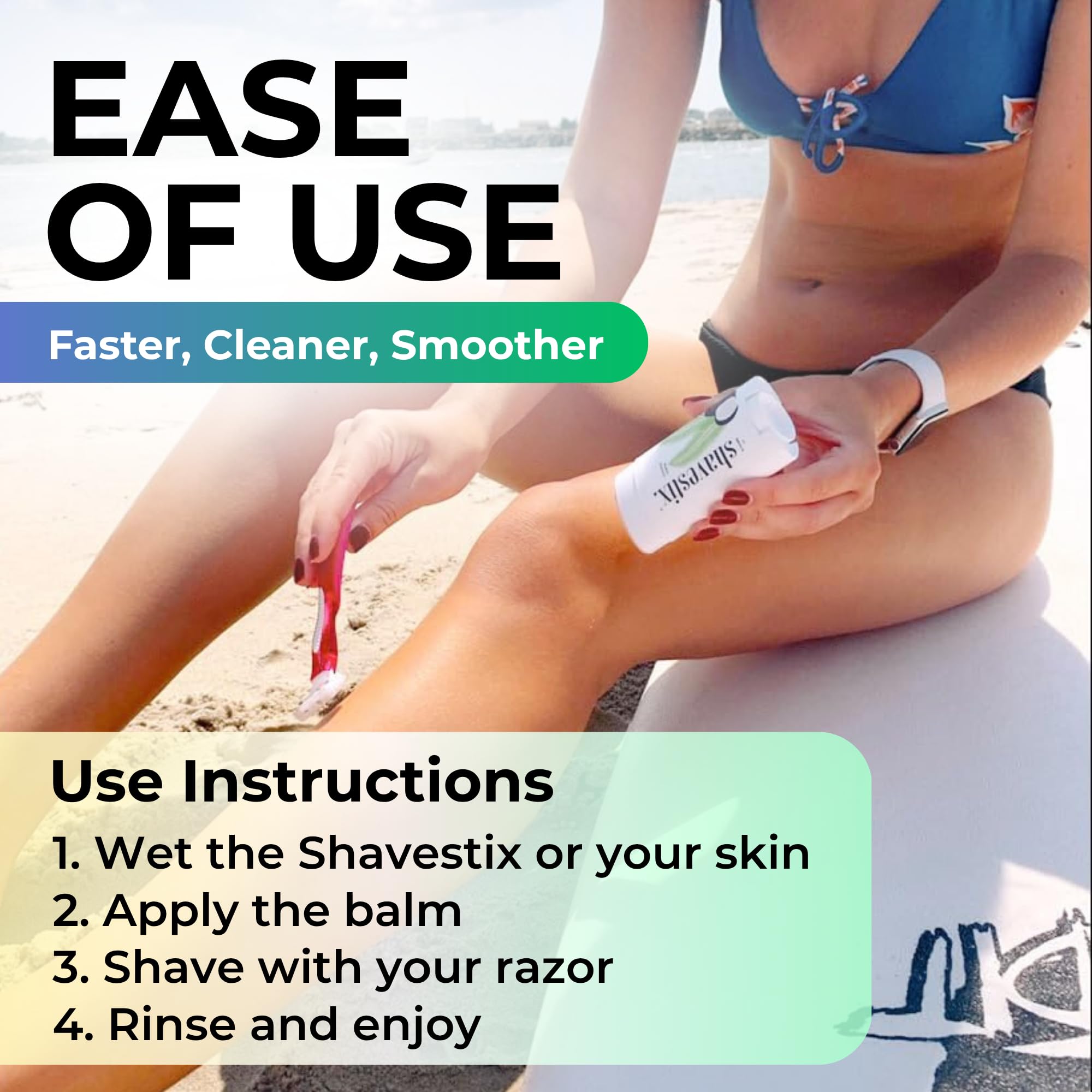 Shavestix Shaving Cream Stick 2.75 oz – Travel-Size Coconut Milk Shave Stick