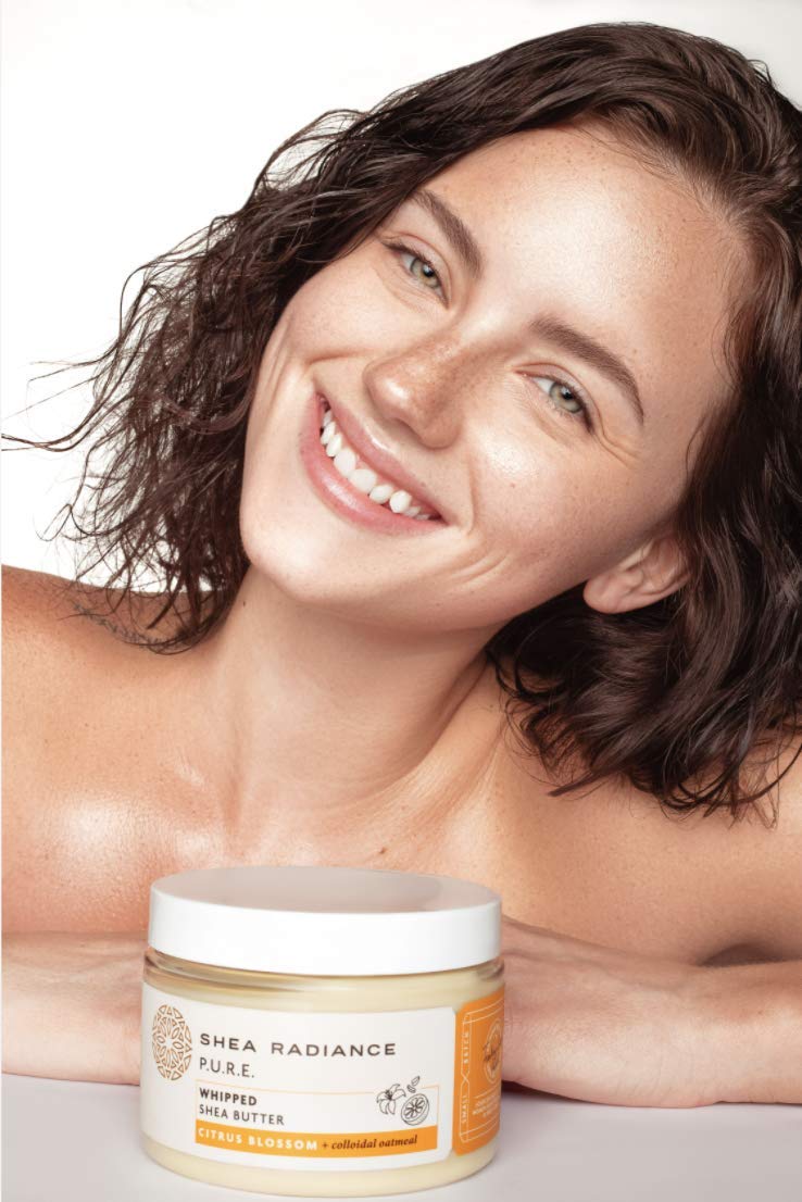 Shea Radiance P.U.R.E. Whipped Shea Butter with Colloidal Oatmeal — Citrus Blossom (5 oz)