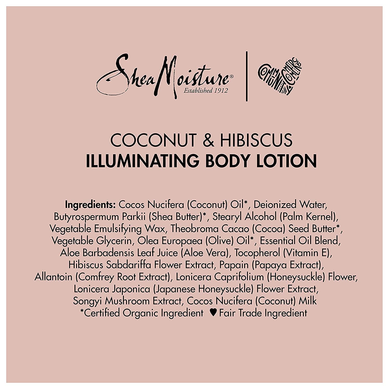 SheaMoisture Coconut & Hibiscus Body Wash & Lotion – 13 oz Each (2-Piece Set)