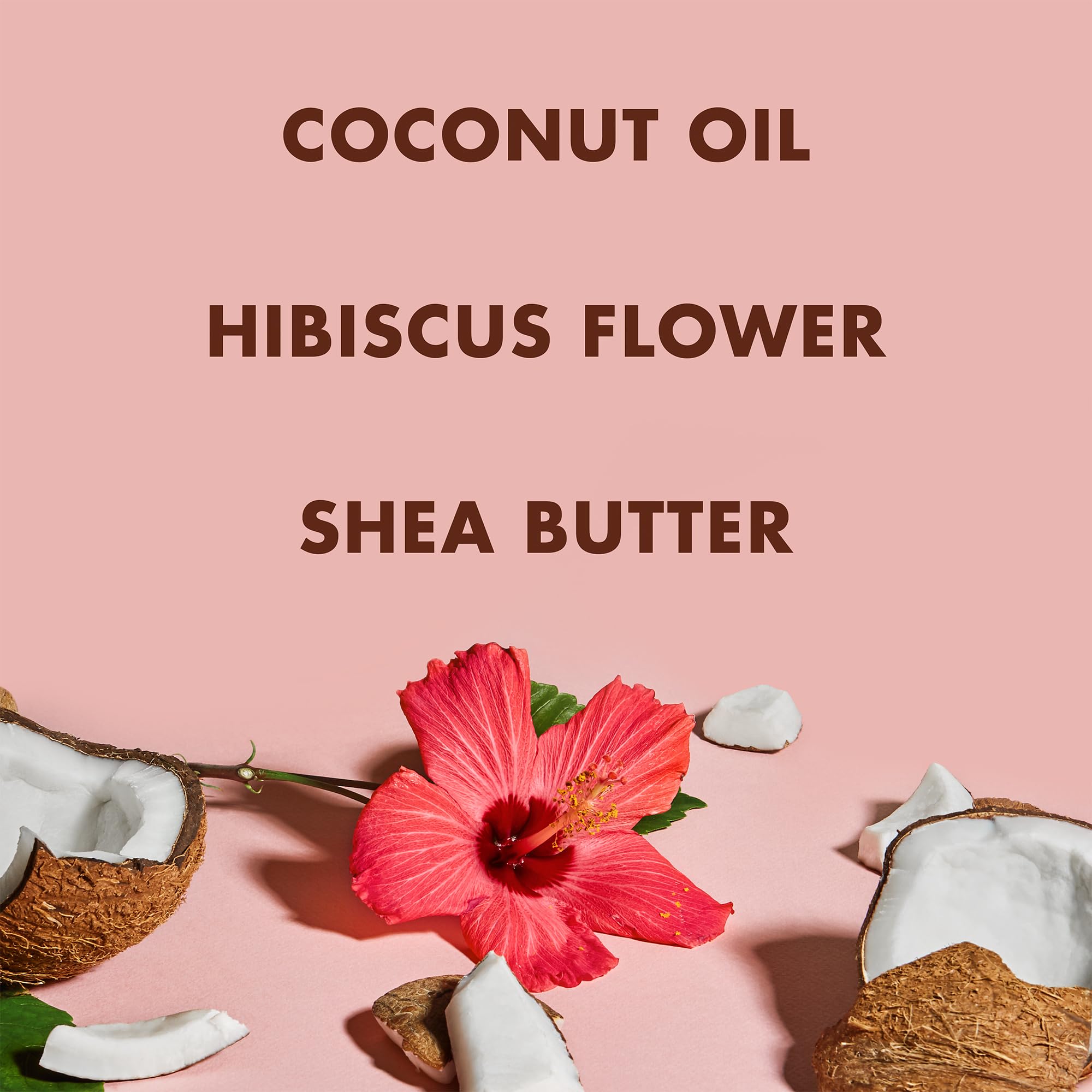 SheaMoisture Coconut & Hibiscus Curl & Shine Shampoo & Conditioner – Curl-Defining, Frizz Control, 24 oz Family Size