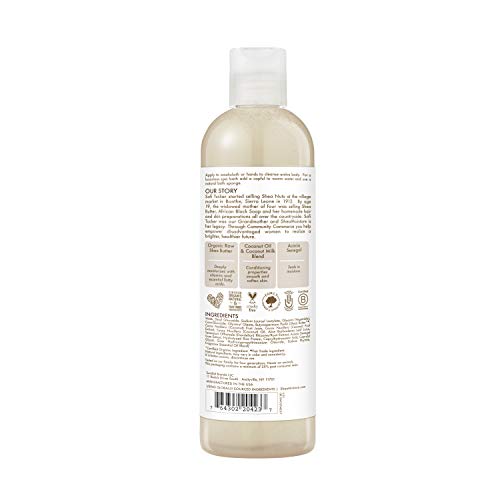 SheaMoisture 100% Virgin Coconut Oil Daily Hydration Bubble Bath & Body Wash – 13 fl oz