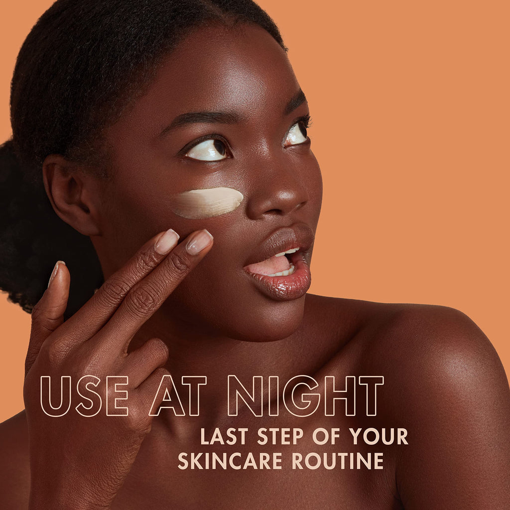 SheaMoisture Even and Radiant Night Cream for Uneven Skin Tone with Raw Honey | 2 oz