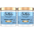 SheaMoisture Hair Mask 2-Pack | Manuka Honey & Yogurt Hydrate & Repair Deep Conditioner (8 oz each)