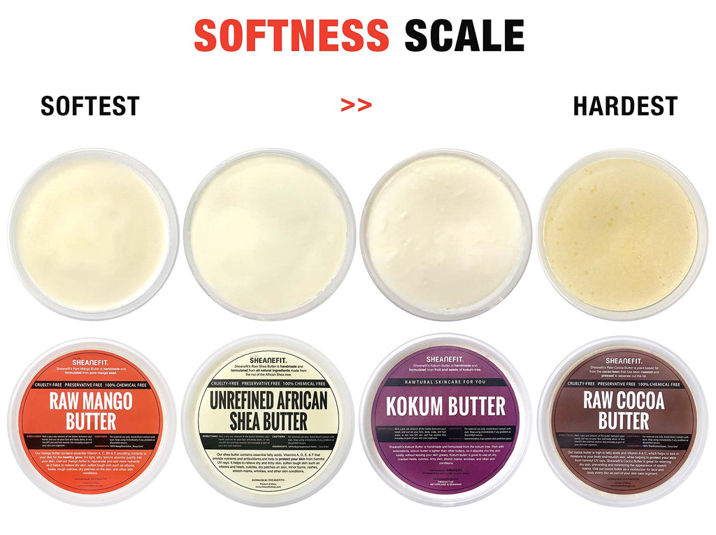 Sheanefit Raw Unrefined African Shea Butter 8oz – Natural Daily Moisturizer for Face & Body