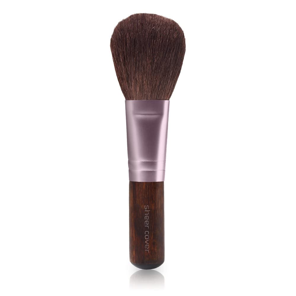 Sheer Cover Flawless Face Kit – Medium Shade Mineral Foundation, Conceal & Brighten Highlight Trio + Free Foundation & Concealer Brushes – 4-Piece Set