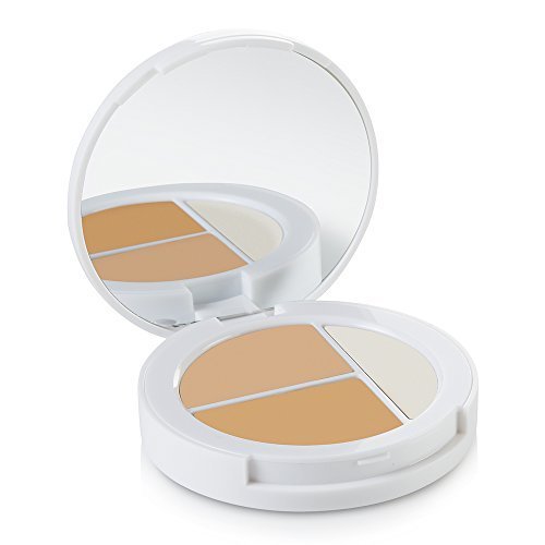 Sheer Cover Studio – Conceal & Brighten Trio with Free Concealer Brush (Light/Medium)