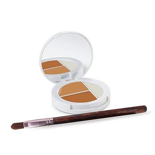 Sheer Cover Studio Conceal & Brighten Trio | Two-Tone Concealers + Highlighter