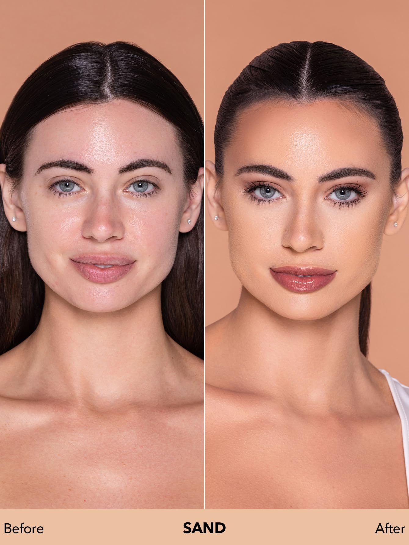 SHEGLAM Full Coverage Foundation - Long Lasting Waterproof Matte-Dewy Sand