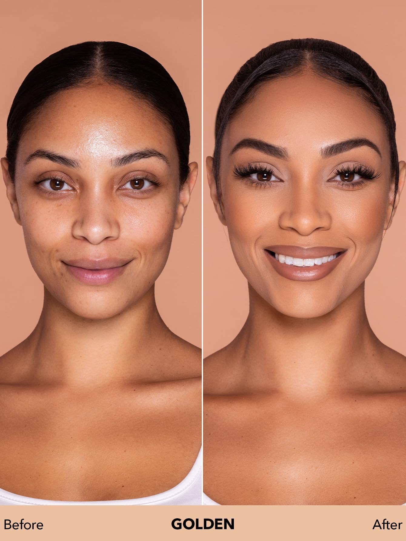 SHEGLAM Full Coverage Foundation – Complexion Pro Long-Lasting Waterproof Matte Foundation in Golden