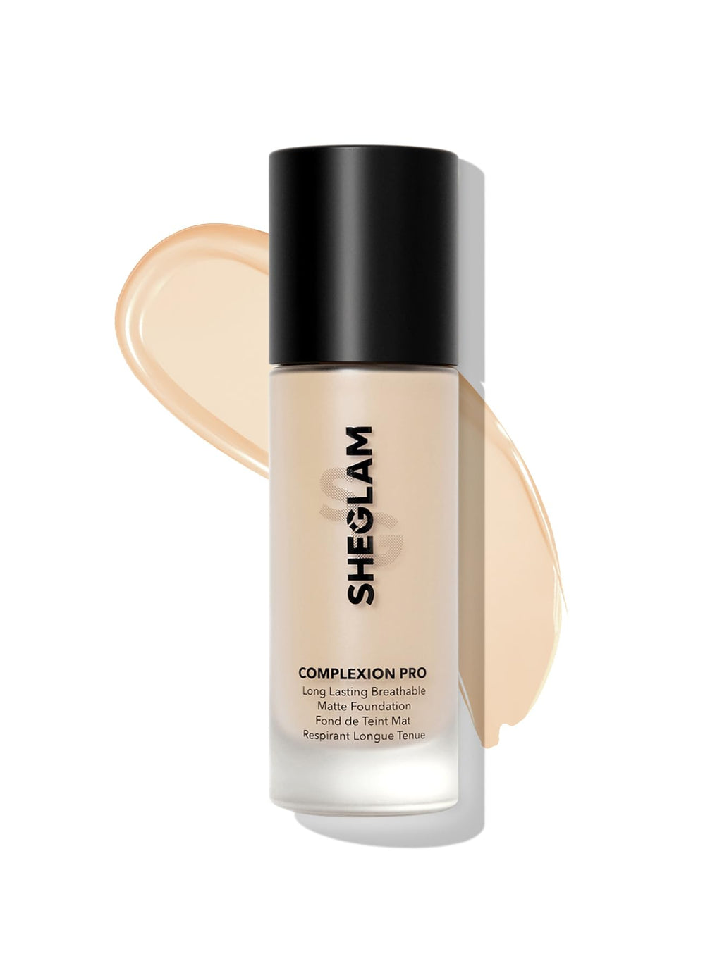 SHEGLAM Full Coverage Foundation Porcelain – Long-Wear Waterproof Matte Liquid