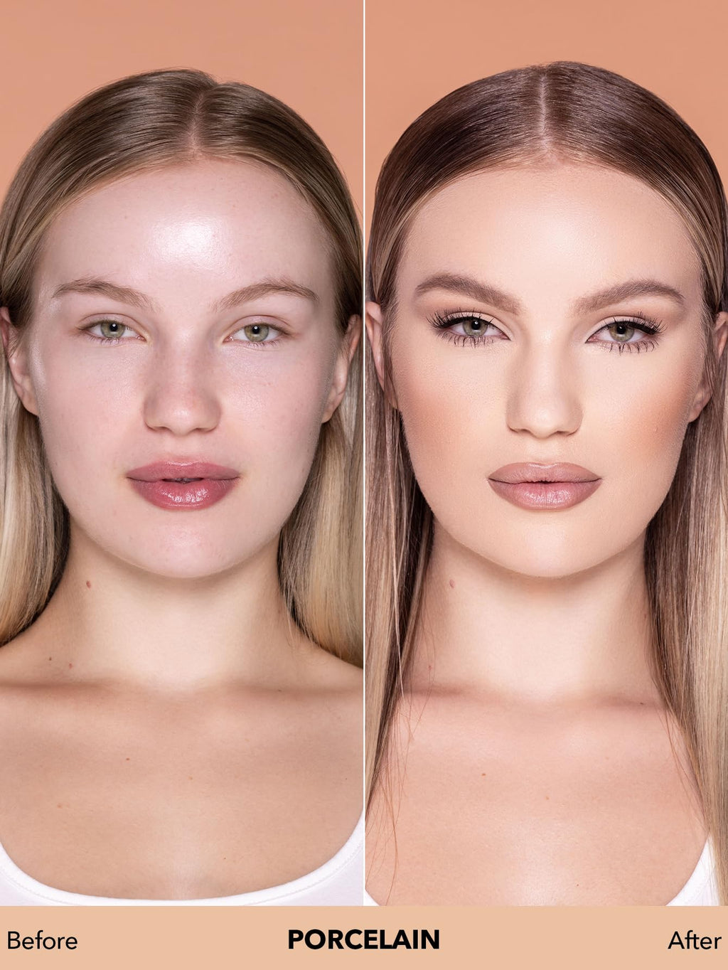 SHEGLAM Full Coverage Foundation Porcelain – Long-Wear Waterproof Matte Liquid