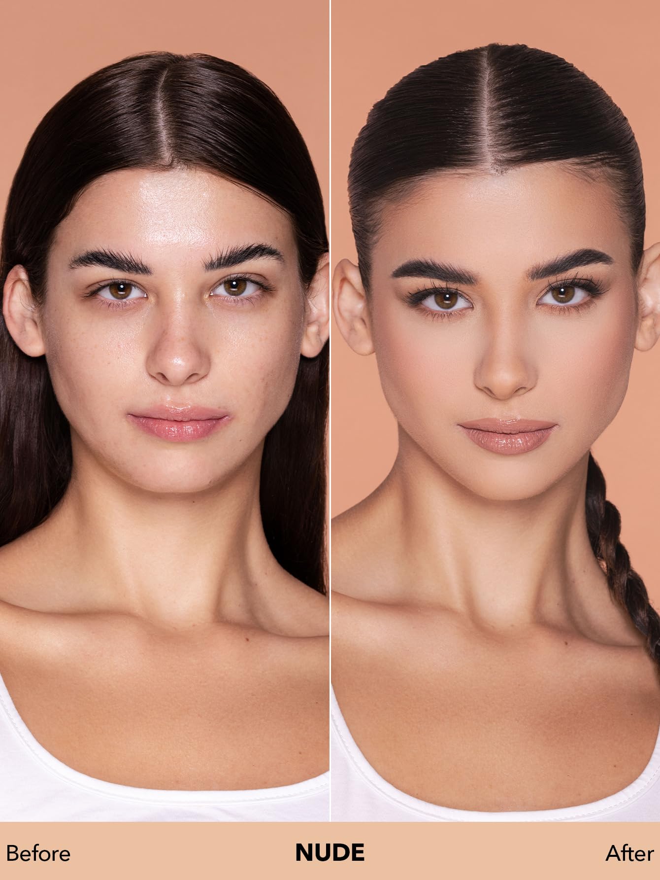 SHEGLAM Full Coverage Foundation – Long-Lasting Waterproof Nude