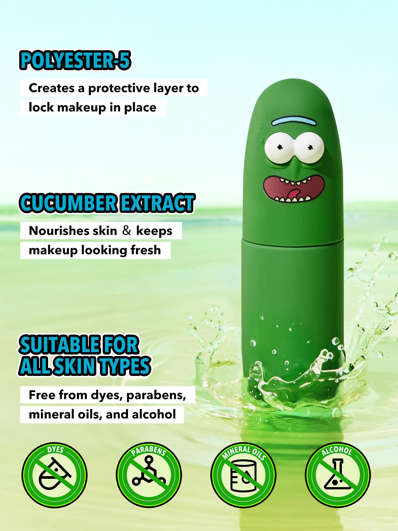 SHEGLAM Pickle Rick Setting Spray – Long-Lasting Face Mist for Flawless Makeup