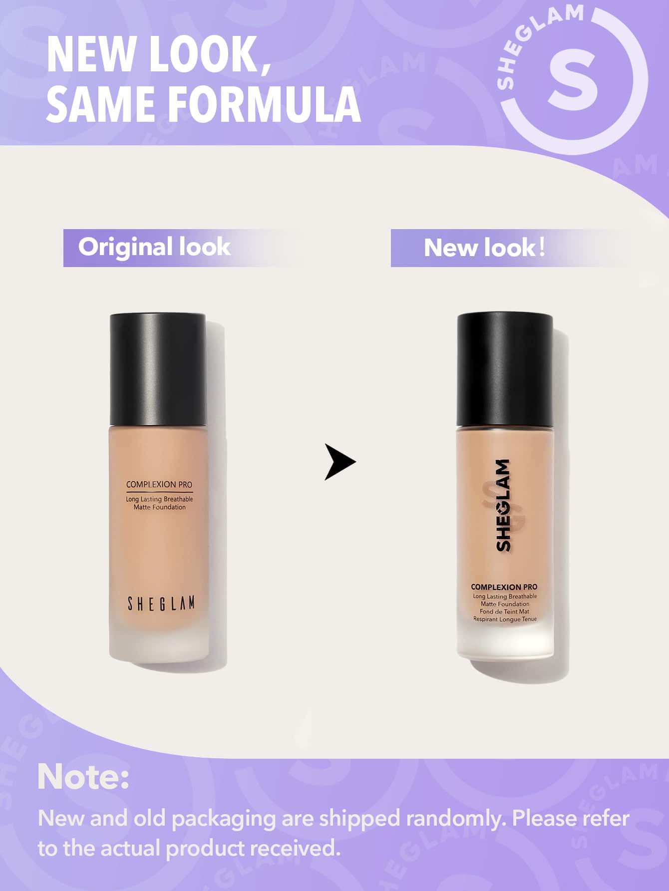 SHEGLAM Full Coverage Foundation – Complexion Pro Long-Lasting Waterproof Matte Foundation in Golden