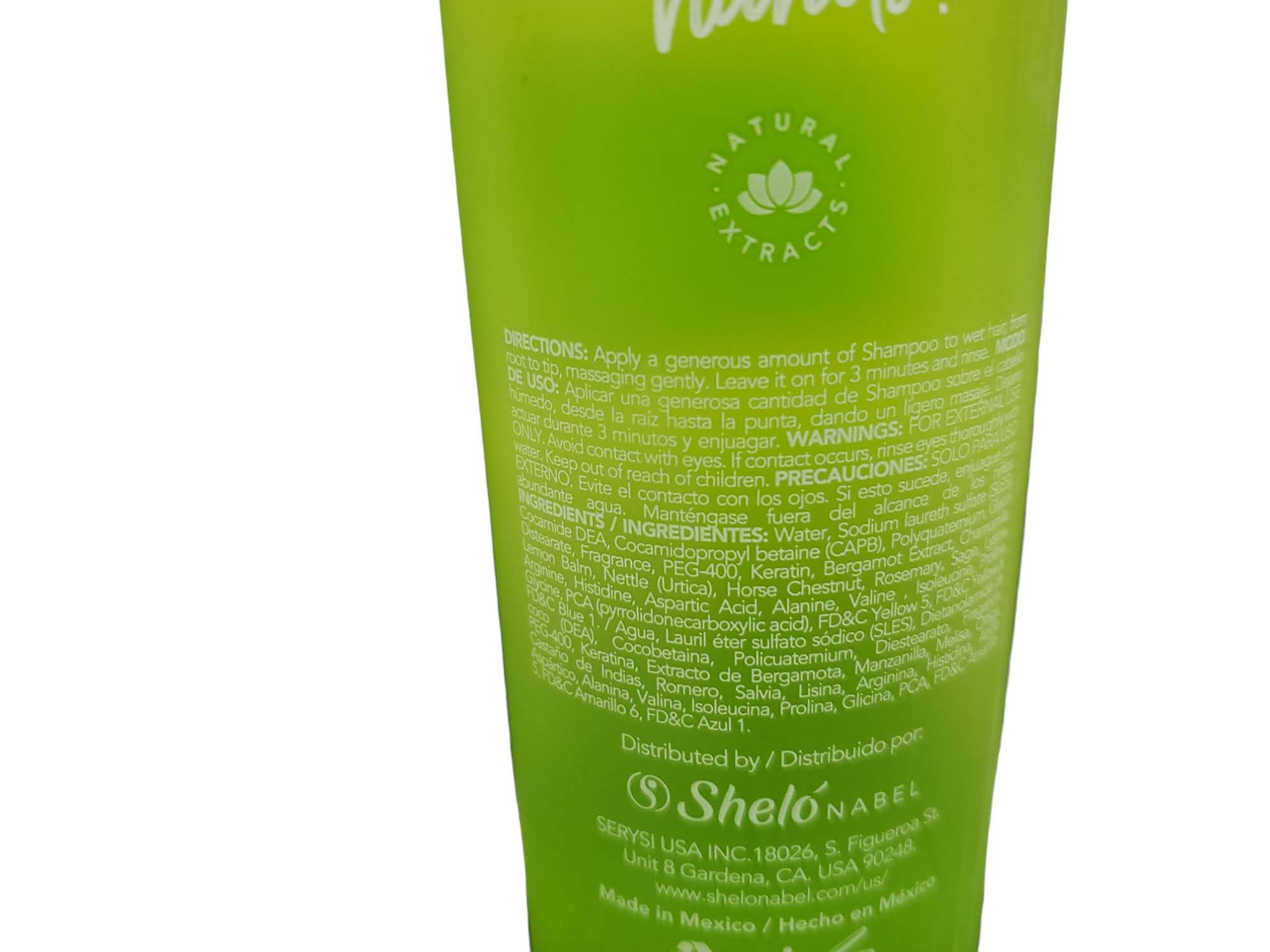 Sheló NABEL Bergamot Shampoo for Fragile Hair – Strength, Deep Cleanse & Protection