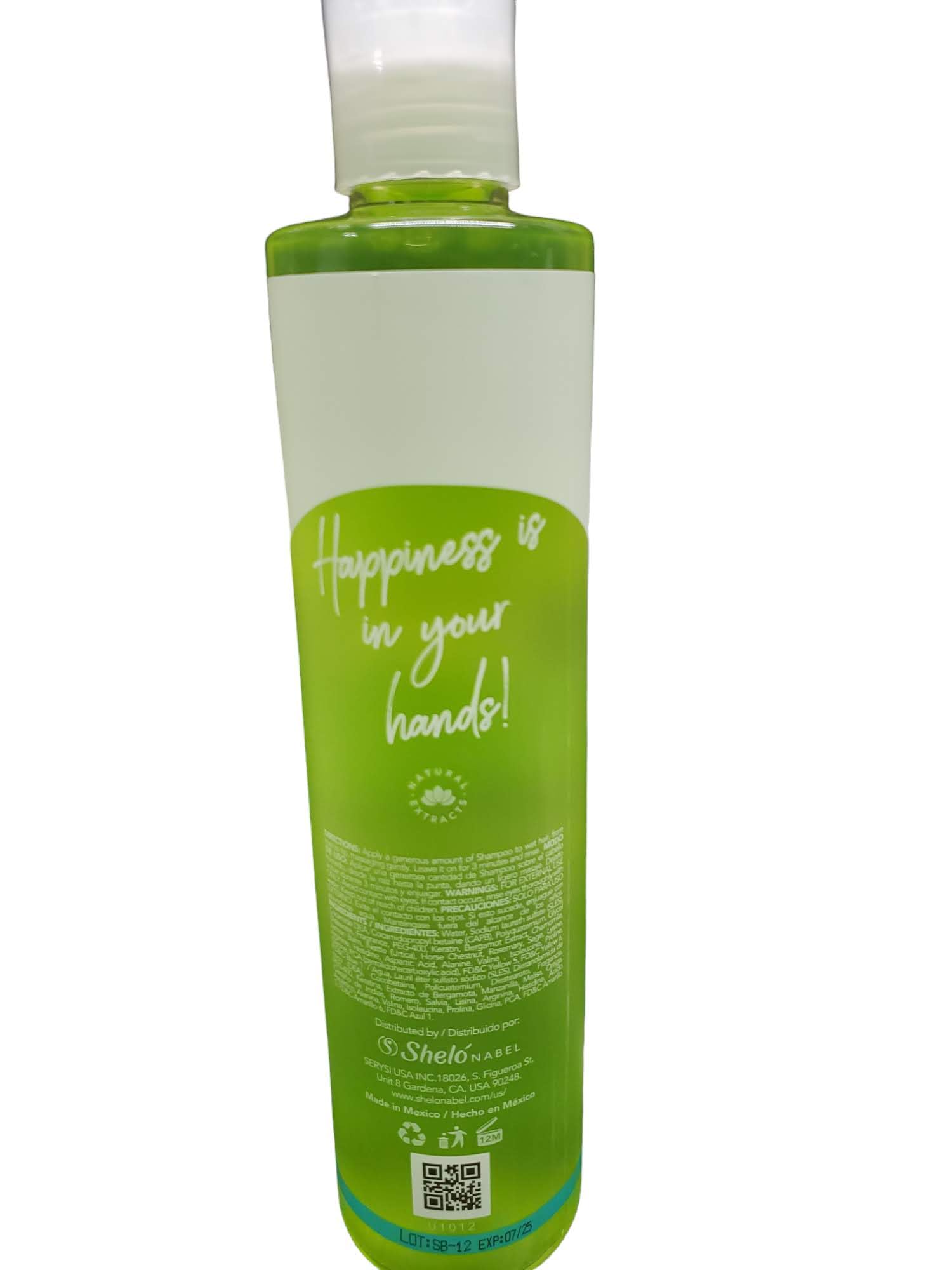 Sheló NABEL Bergamot Shampoo for Fragile Hair – Strength, Deep Cleanse & Protection