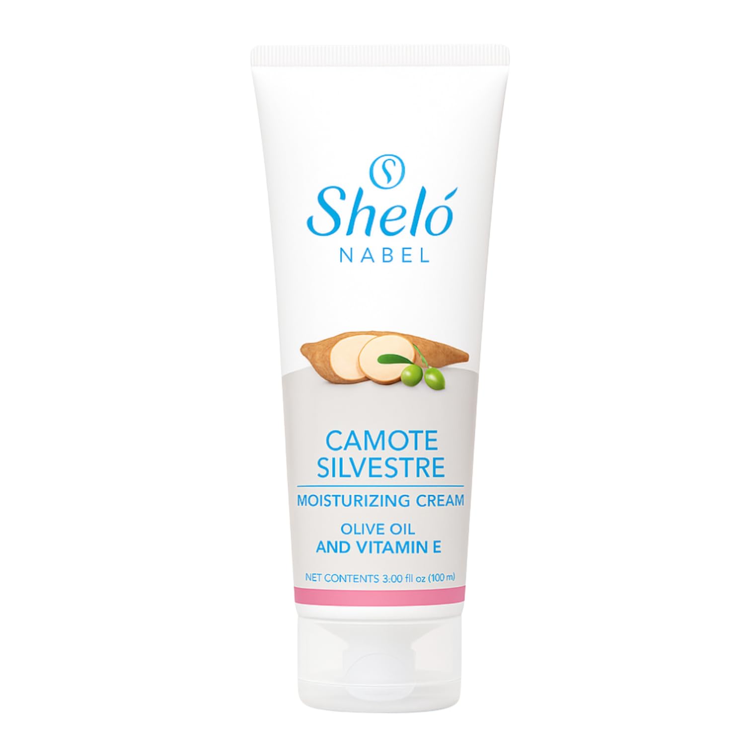 Sheló NABEL Camote Silvestre Moisturizing Cream – Olive Oil, Vitamin E & Wild Yam Extract | 3.38 fl oz