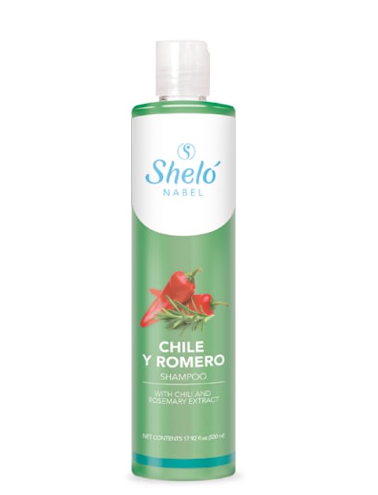 Sheló NABEL Chili & Rosemary Shampoo – 17.92 fl oz | Dandruff & Seborrhea Control